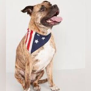 Old Navy Pet Bandana - American Flag NWT